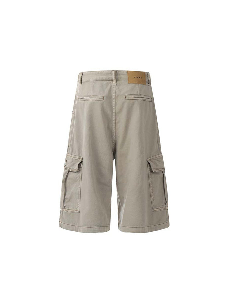 High Street Multi-pocket Workwear Casual Jorts