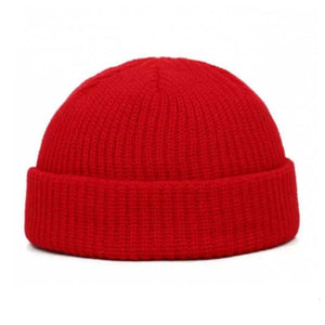 Gorro de lana cálido de punto para exteriores para hombre, para otoño e invierno. 