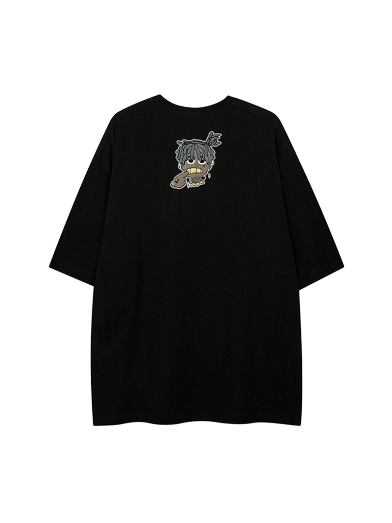 Cartoon Foam Loose T-Shirt