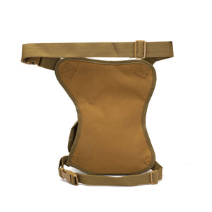 BOLSA DE PIERNA TÁCTICA DE CAMUFLAJE PARA EXTERIORES, BOLSA DE RIÑÓN IMPERMEABLE Y MULTIFUNCIONAL