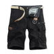 Pantalones cortos cargo rectos y holgados para exteriores para hombre