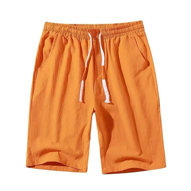 COTTON COLORFUL 11'' INSEAM RUNNING SHORTS