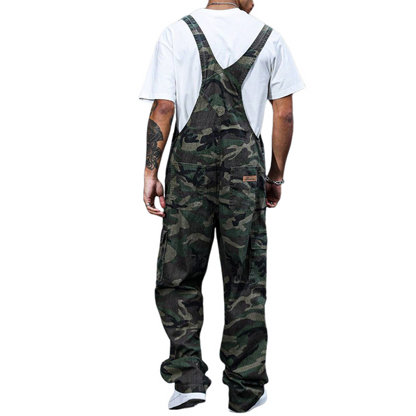Men's Outdoor Camouflage Print Multi-Pocket Jumpsuit MTA2896C6X