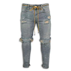Men's Slim Fit Ripped Skinny Jeans