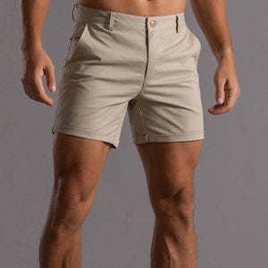Klassische, lässige Slim-Fit-Shorts für Herren