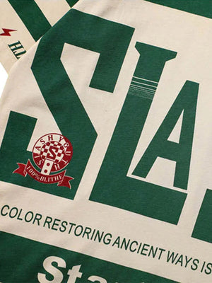 Poloshirt mit Schlitz in Kontrastfarbe 