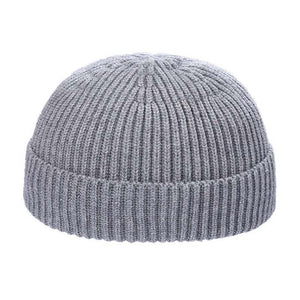 Gorro de lana cálido de punto para exteriores para hombre, para otoño e invierno. 