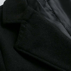 Schmaler, langer Trenchcoat im britischen Stil für Herren