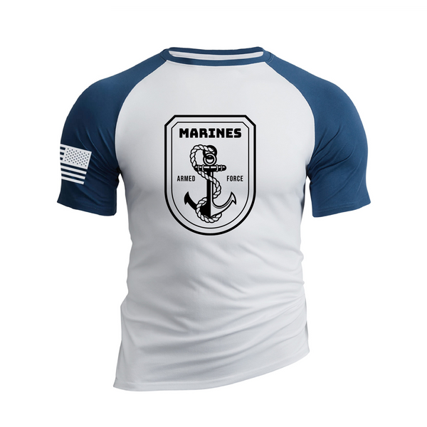 MARINES COTTON GRAPHIC TEE