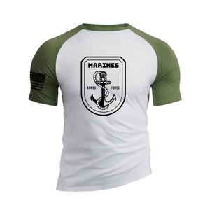 MARINES COTTON GRAPHIC TEE