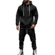 Men's Loose Sports Hooded Sweatshirt And Pants Set
