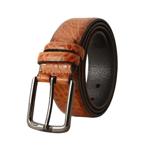 Men's Retro Casual Versatile High-end Pin Buckle Leather Belt