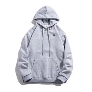 SUDADERA CON CAPUCHA CALEFACCIONADA POR USB, TRAJE CALEFACCIONABLE, SUDADERA CÁLIDA PARA EXTERIORES