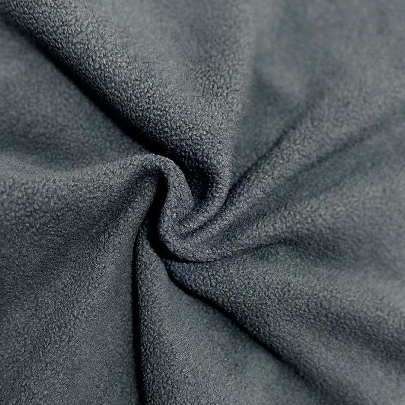 Men's Loose Fleece Stand Collar Solid Color Sweatshirt
