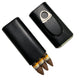 Men's Portable Cigar Moisturizing Leather Storage Bag