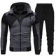 Men's Casual Double Layer Hoodie And Sweatpants Set 40965202F