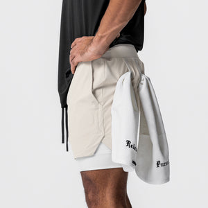 PANTALONES CORTOS PARA CORRER ESENCIALES, 2 EN 1, CON BOLSILLO DE COLORES Y ENTREPIERNA DE 5"