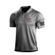 STYLISH USA FLAG RAGLAN GRAPHIC POLO SHIRT