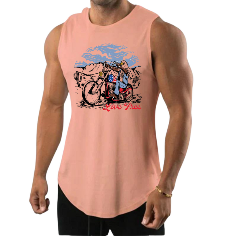 LIVE FREE  MOISTURE WICKING ESSENTIALS TANK TOP