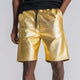 Pantalones cortos holgados dorados de moda de verano para hombre
