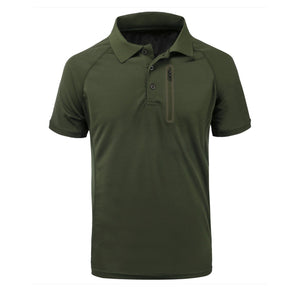 POLO CON CUELLO ABATIBLE DECORATIVO Y CREMALLERA