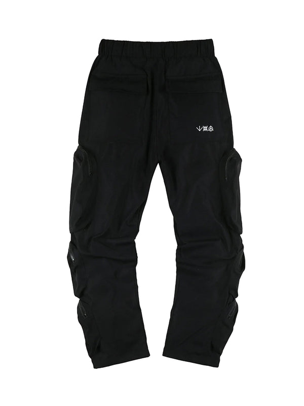 Street Zipper Multi-pocket Work Pants