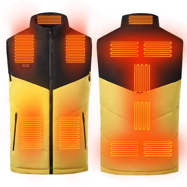 INTELLIGENT COLOR BLOCKING DUAL CONTROL ELEVEN ZONE HEATING VEST TANK