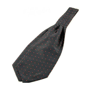 Camisa clásica vintage para hombre con bufanda Ascot