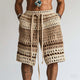 Herren Holiday Braided Beach Shorts