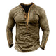 Men's Outdoor Tactical Zipper Henley Neck Long Sleeve T-Shirt