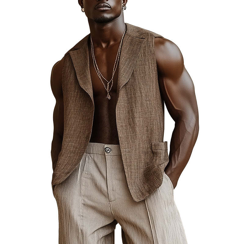 Herren Frühlingsmode Einfaches Einfarbiges Lässiges Tanktop