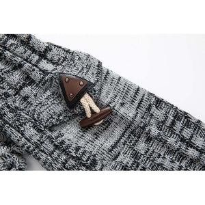 Men's Slim Fit Long Sleeve Knit Hoodie