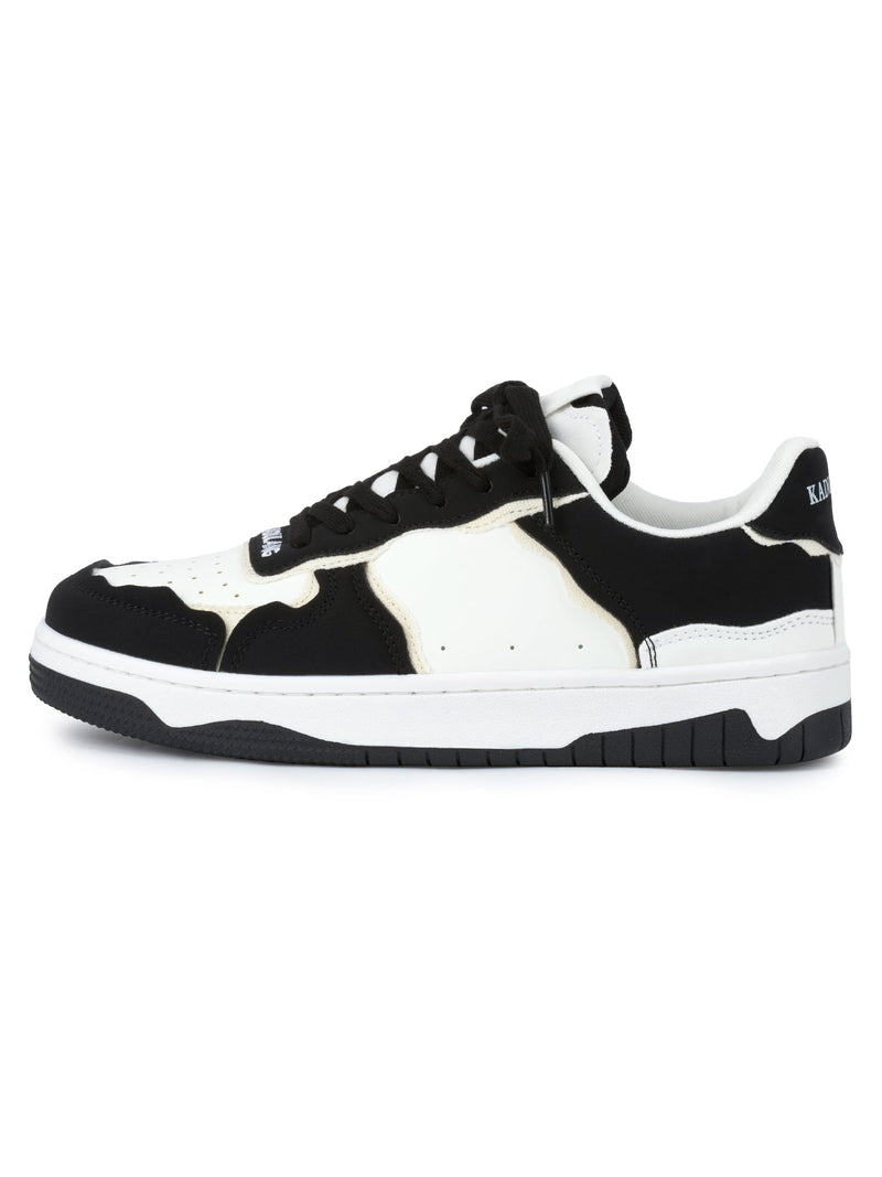 High Street Black And White Board Casual Shoes