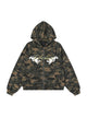 Camouflage Cardigan Zip Up Hooded Jacket