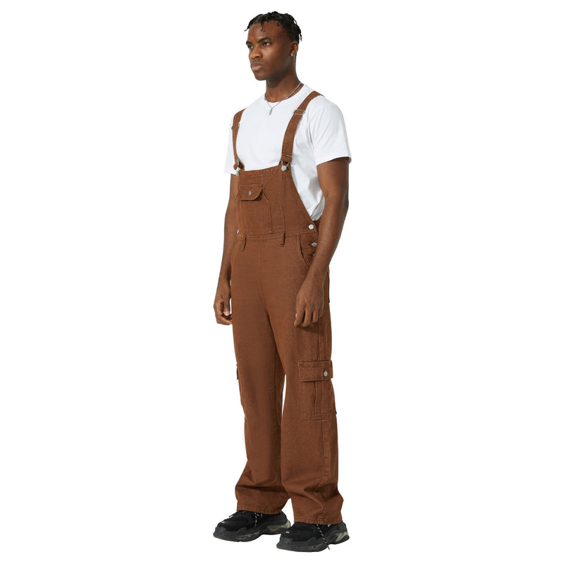 Duck Double Front Bib Cargo Overalls - Men's