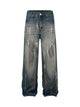 High Street Hip Hop Distressed Washed Jeans