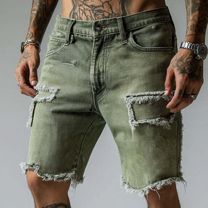 Men's Vintage Denim Brushed Shorts