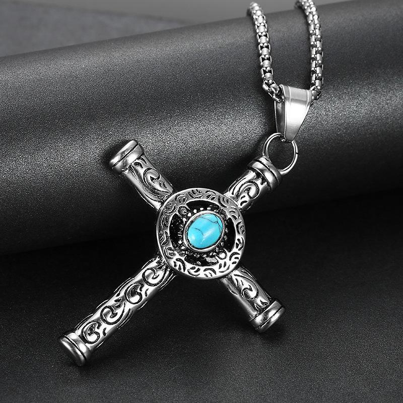 Vintage Casual Cross Necklace