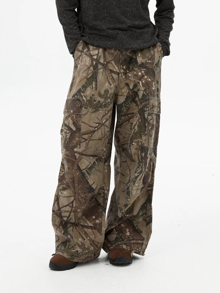 High Street Camouflage Casual Pants