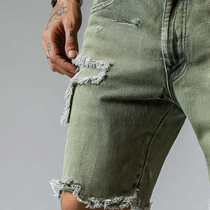 Men's Vintage Denim Brushed Shorts