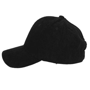 Gorra de pana informal retro para hombre