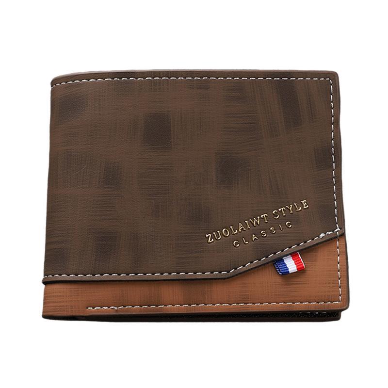 Men's Multi-Card Zipper Leather Wallet