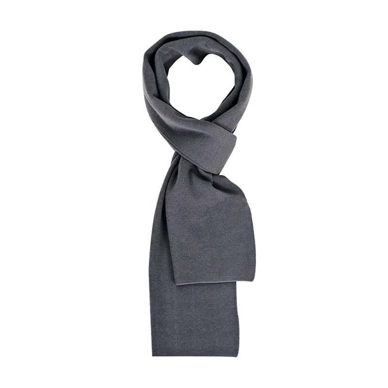 Men's Classic Solid Warm Knit Scarf