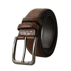 Men's Retro Casual Versatile High-end Pin Buckle Leather Belt