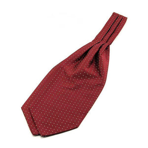 Camisa clásica vintage para hombre con bufanda Ascot