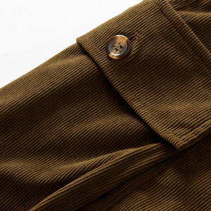 Men's Casual Outdoor Corduroy Multi-Pocket Cargo Shorts