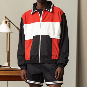 Men's Casual Sports Sun Protection Jacket Shorts Two-Piece Set