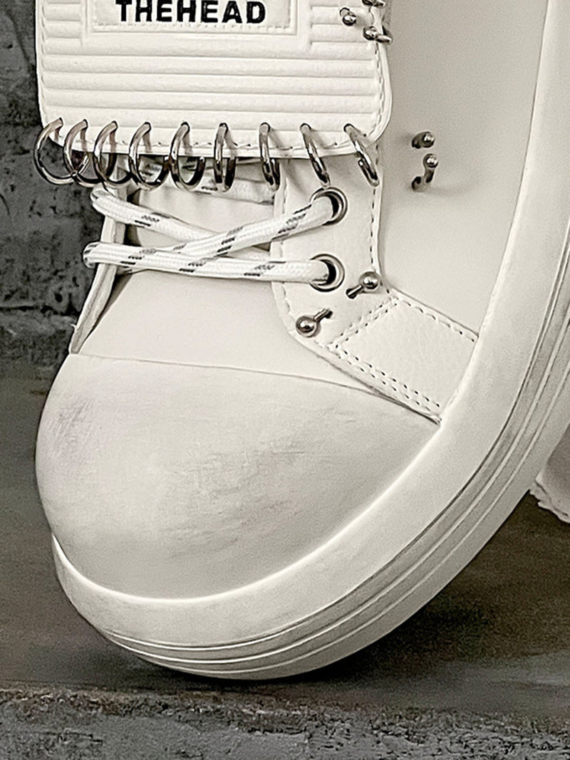 Punk Metal Ring Platform Sneakers