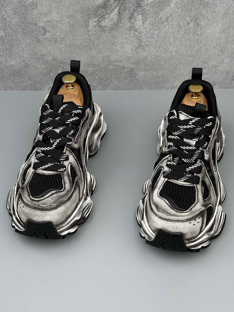 Chunky Sole Breathable Running Sneakers