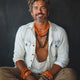 Men's Vintage Washed Denim Long Sleeve Shirt
